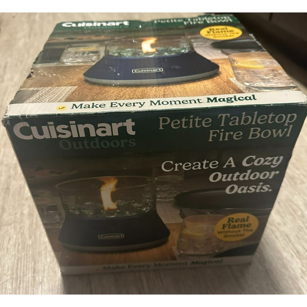 Cuisinart Outdoors Petite Tabletop Fire Bowl NEW SEALED